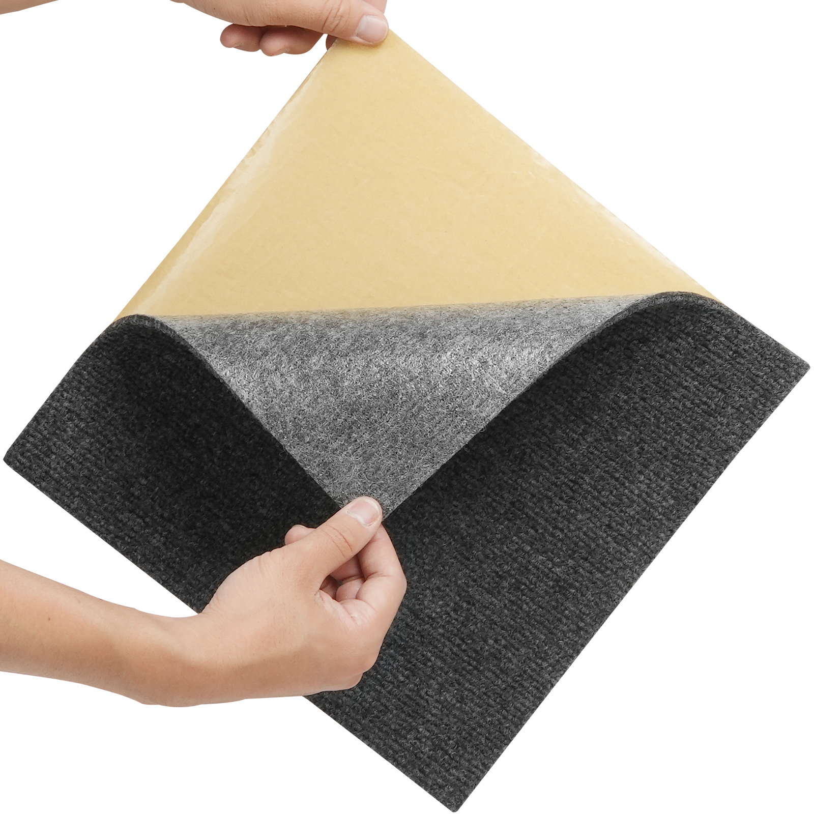 Peel and Stick Carpet Tile Self Adhesive Floor 12/16/20/24pcs 20x20 24x24" - Picture 25 of 86