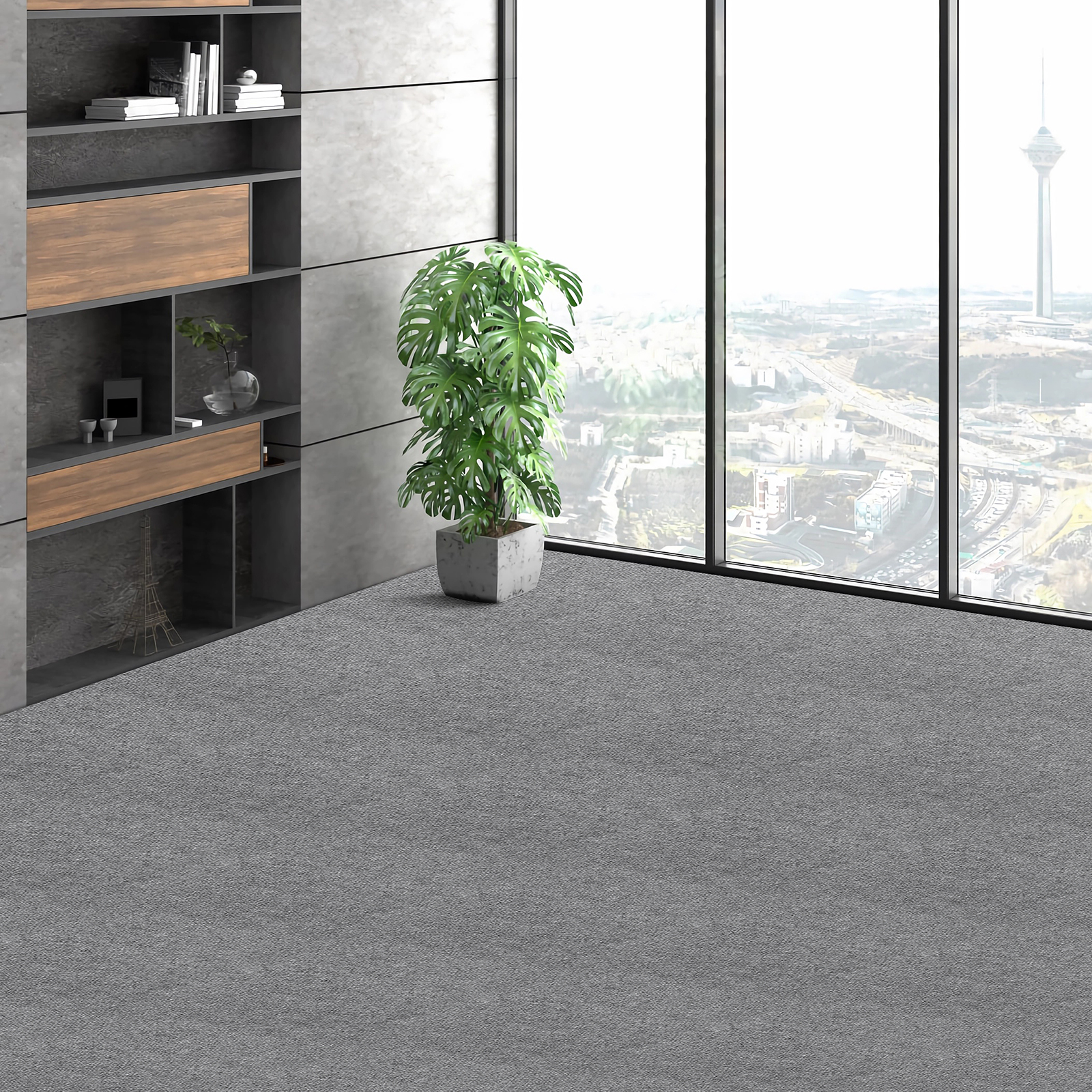 Peel and Stick Carpet Tile Self Adhesive Floor 12/16/20/24pcs 20x20 24x24" - Picture 10 of 86