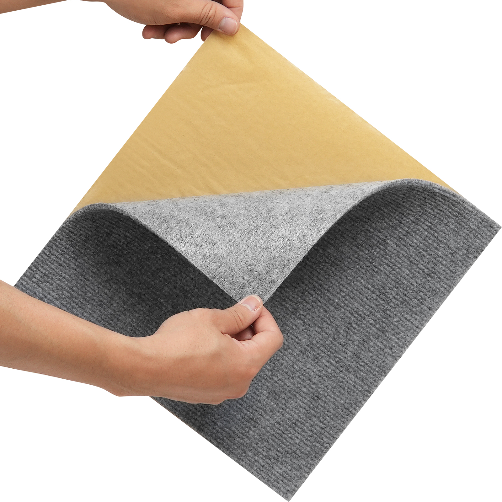 Peel and Stick Carpet Tile Self Adhesive Floor 12/16/20/24pcs 20x20 24x24" - Picture 13 of 86