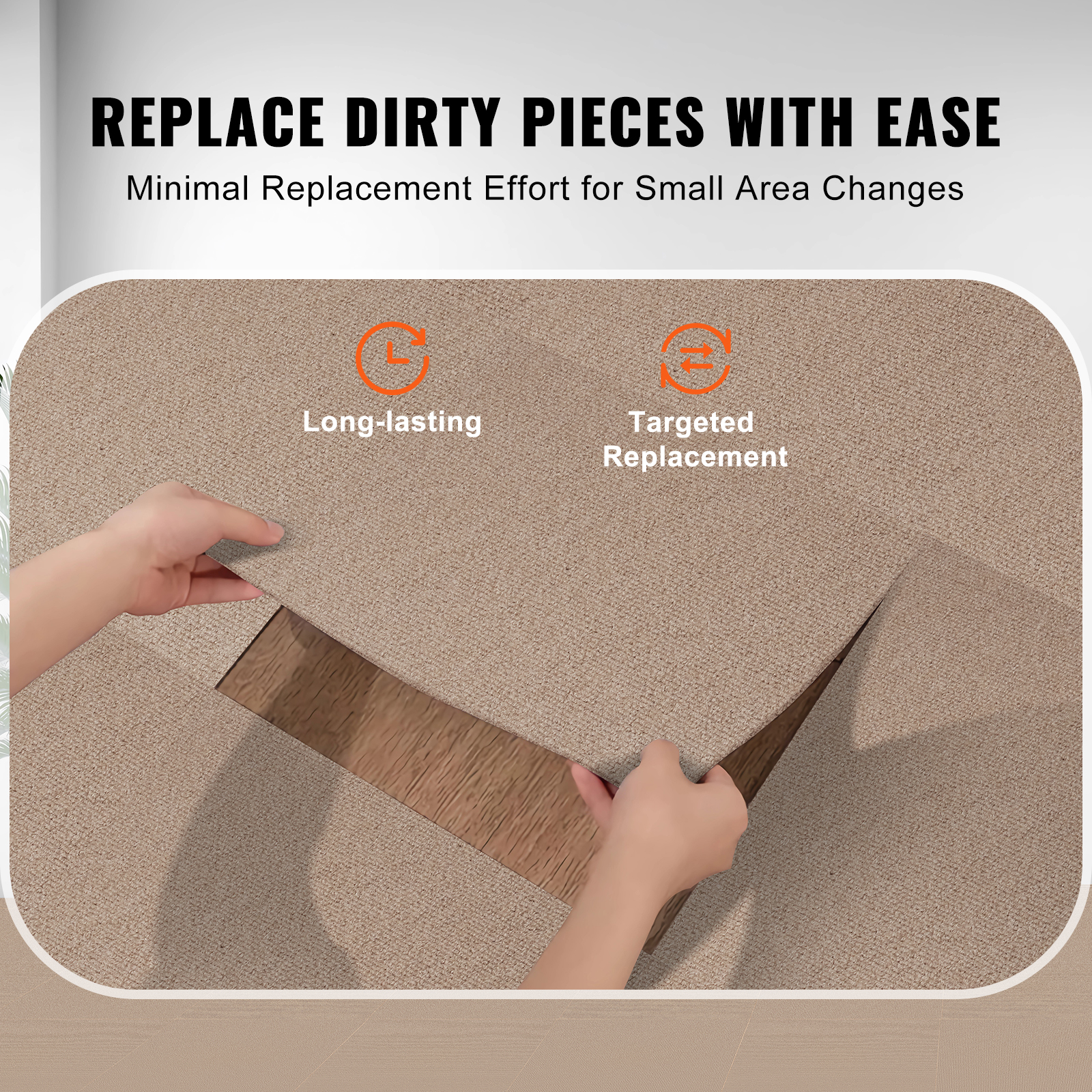 Peel and Stick Carpet Tile Self Adhesive Floor 12/16/20/24pcs 20x20 24x24" - Picture 32 of 86