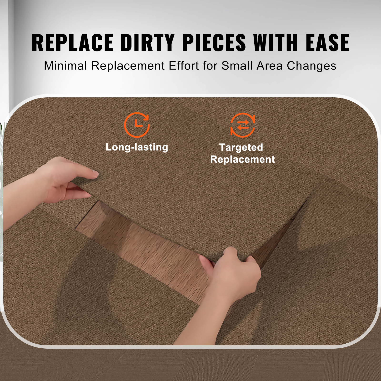 Peel and Stick Carpet Tile Self Adhesive Floor 12/16/20/24pcs 20x20 24x24" - Picture 44 of 86