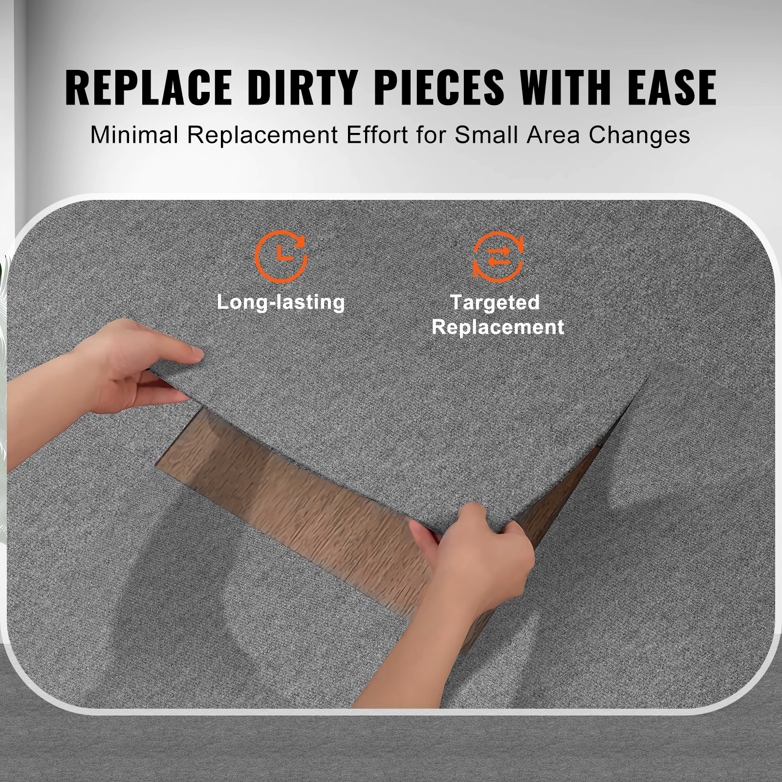 Peel and Stick Carpet Tile Self Adhesive Floor 12/16/20/24pcs 20x20 24x24" - Picture 56 of 86