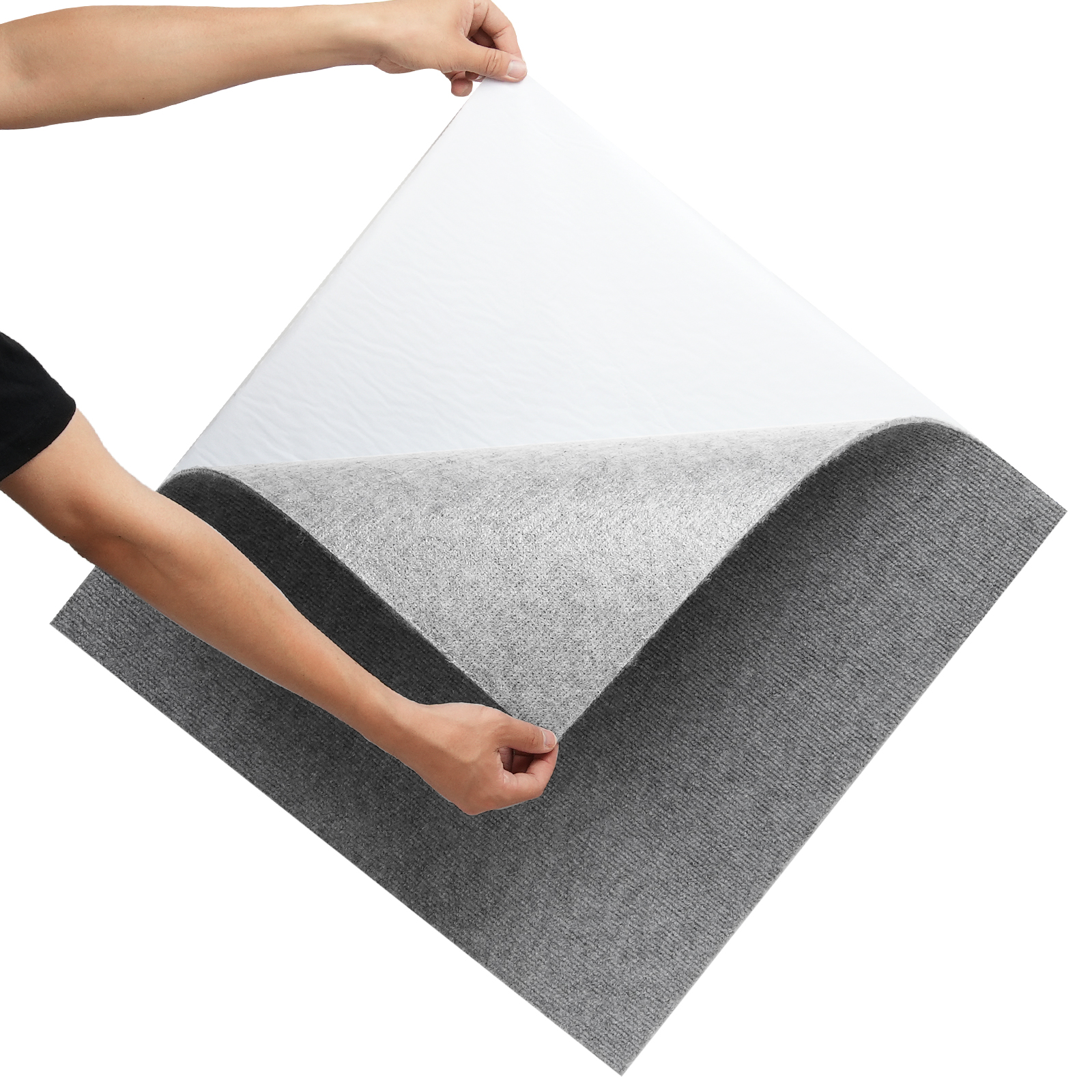 Peel and Stick Carpet Tile Self Adhesive Floor 12/16/20/24pcs 20x20 24x24" - Picture 61 of 86
