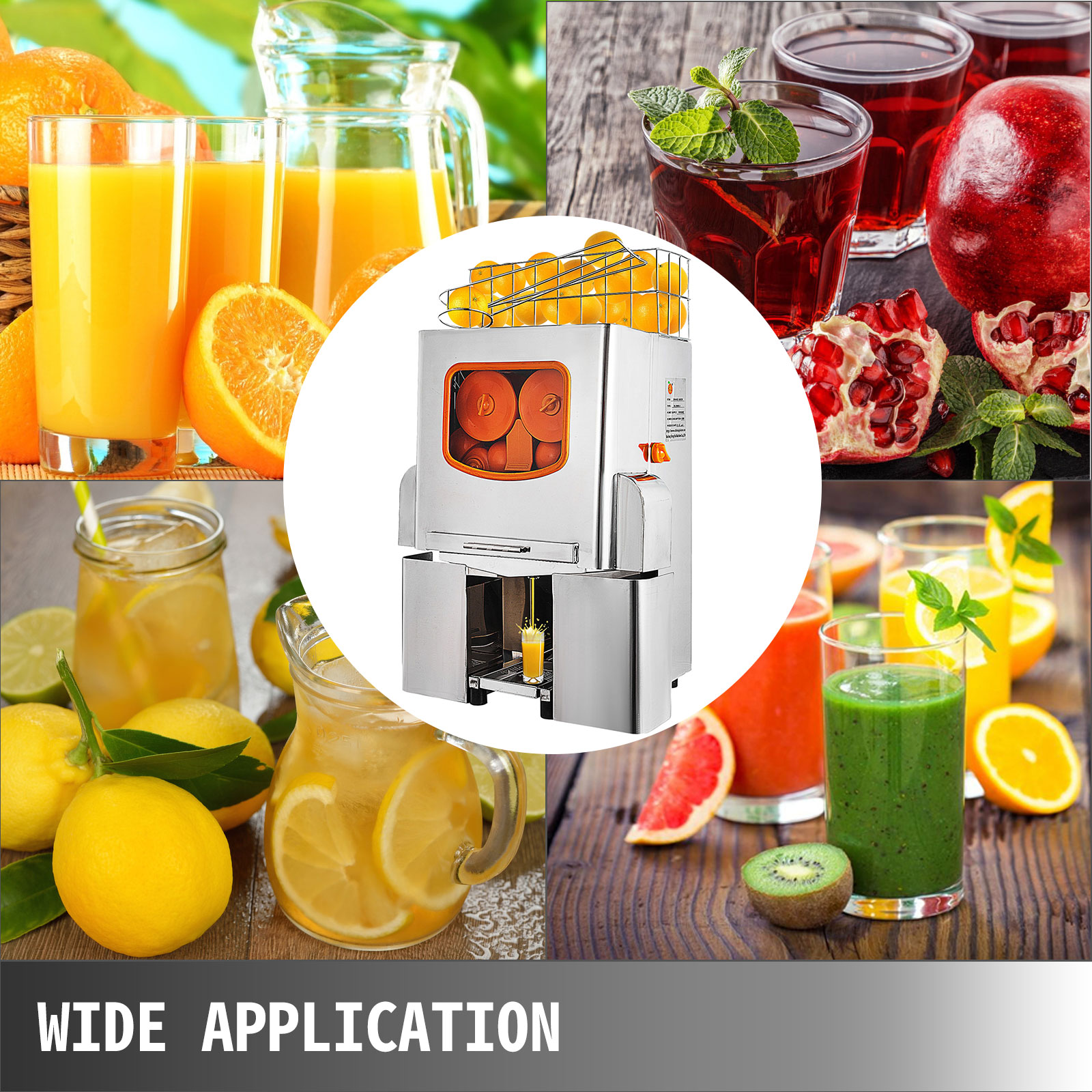 Presse fruits électrique sans fil, extracteur de jus d'orange et