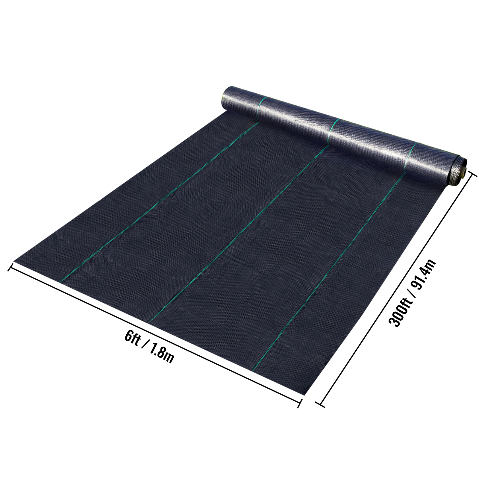 Woven Ground Cover Landscape Fabric Heavy PP Weed Barrier Garden Mat - Picture 44 of 95